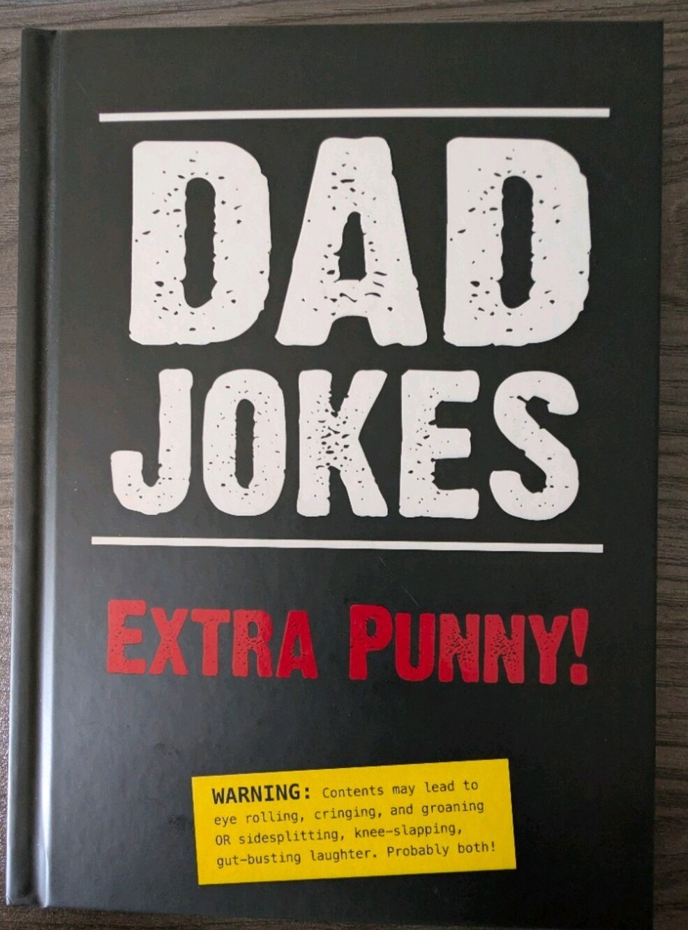 Dad Jokes Extra Punny Hardcover Book Funny Father's Day Gift NEW
